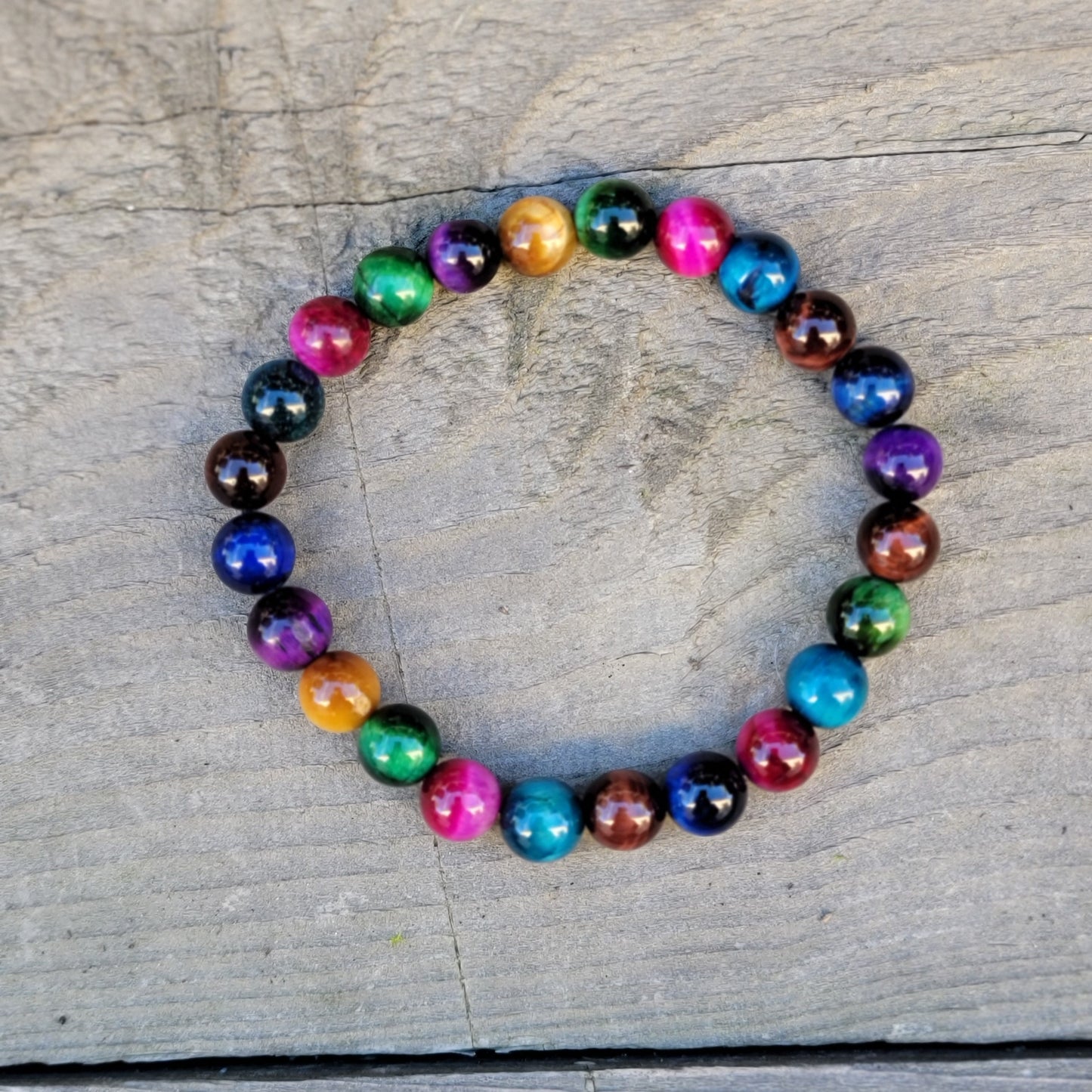 Tiger's Eye Bracelet, Multicolor Bracelet, Empowerment Bracelet, Intuition Bracelet, Wisdom Bracelet, Balance Bracelet, Protection Bracelet, Manifest Bracelet,