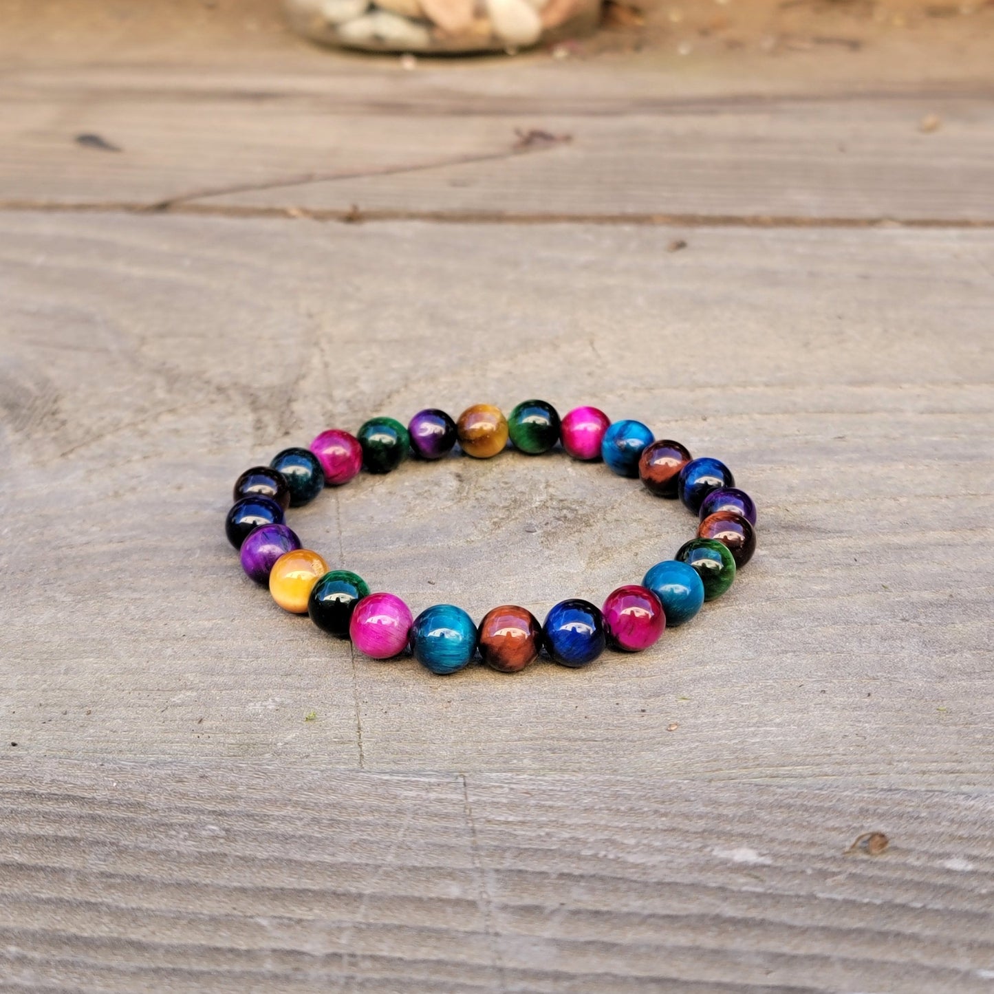 Tiger's Eye Bracelet, Multicolor Bracelet, Empowerment Bracelet, Intuition Bracelet, Wisdom Bracelet, Balance Bracelet, Protection Bracelet, Manifest Bracelet,